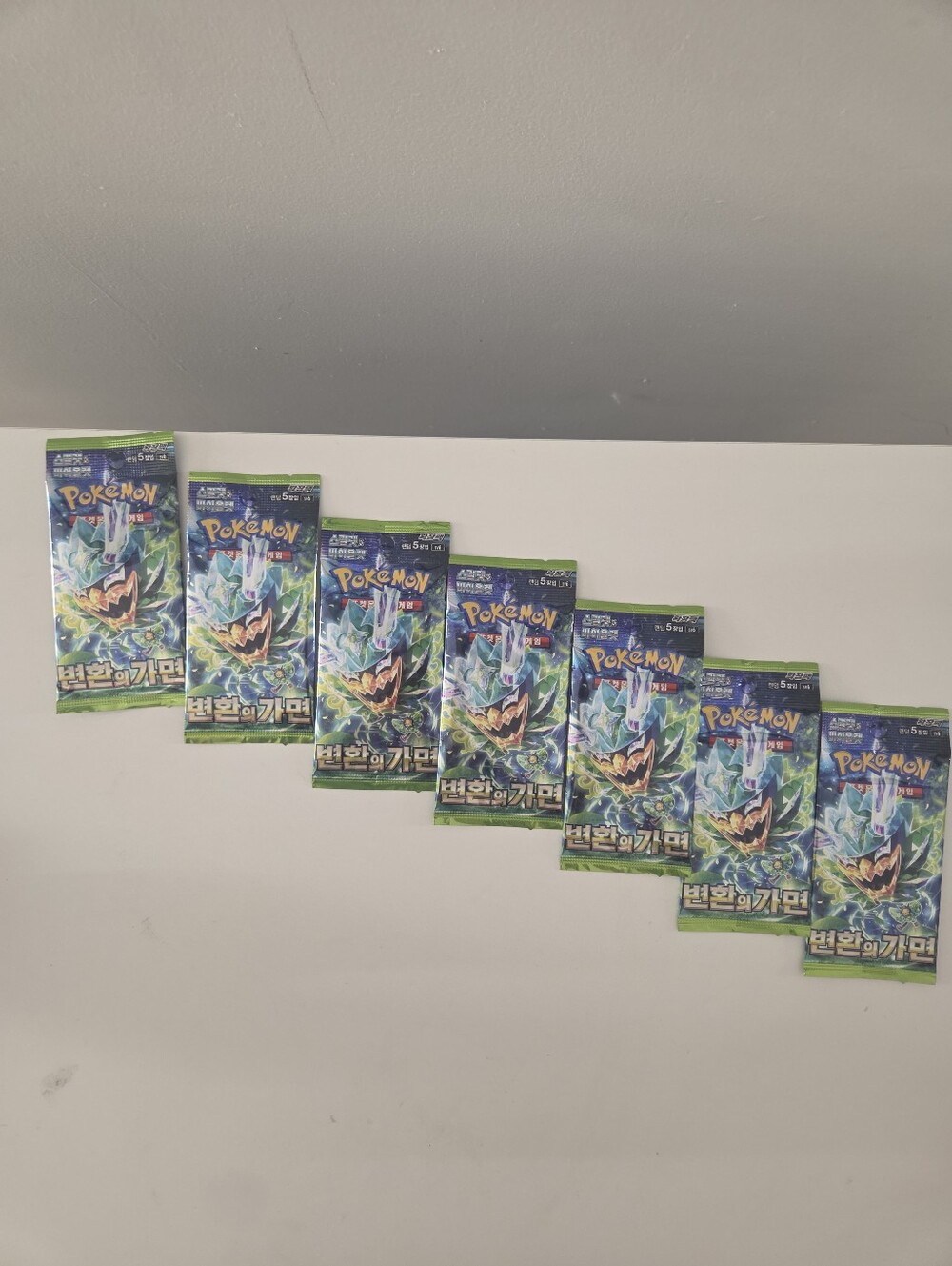 Pokemon Card Game Mask of Transformation Booster 7 Packs (Korean)